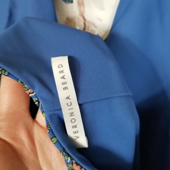 Veronica Beard | Sails Micro Floral Blue One Piece Swimsuit NEW - Picture 6 of 7